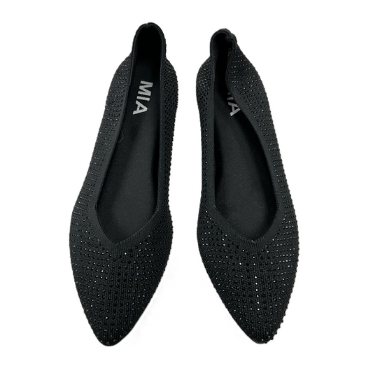 Shoes Flats By Mia In Black, Size: 6.5