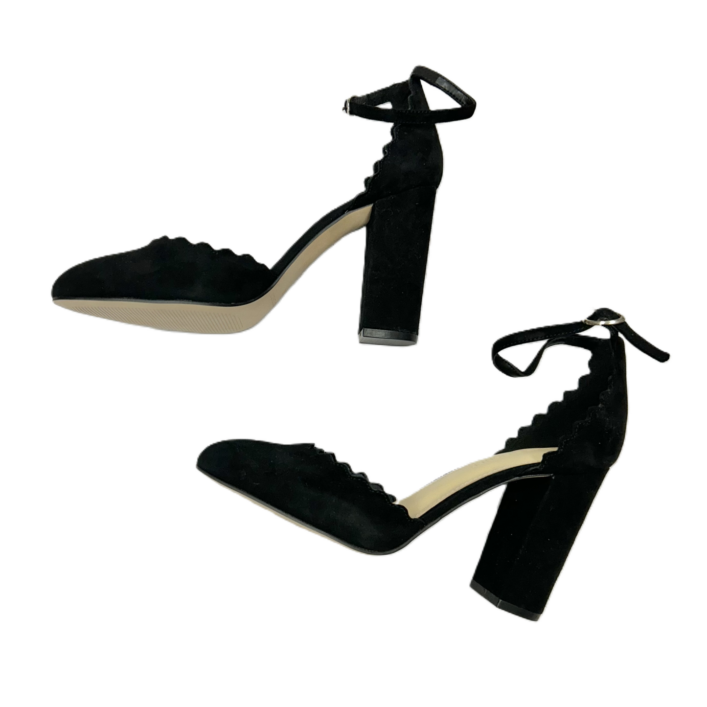 Shoes Heels Block By Marc Fisher In Black, Size: 8