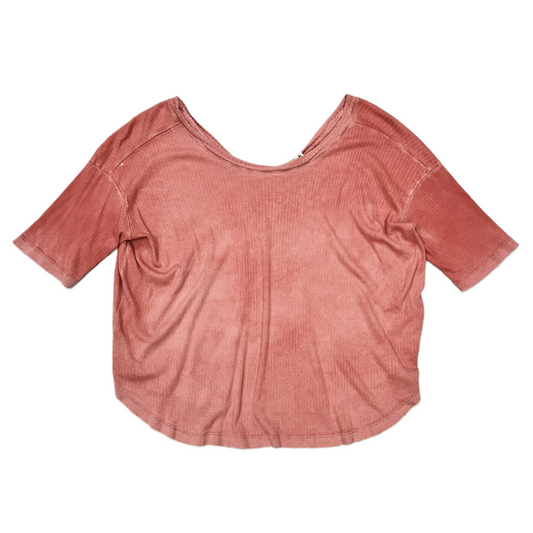 Top Long Sleeve By Free People In Coral, Size: L