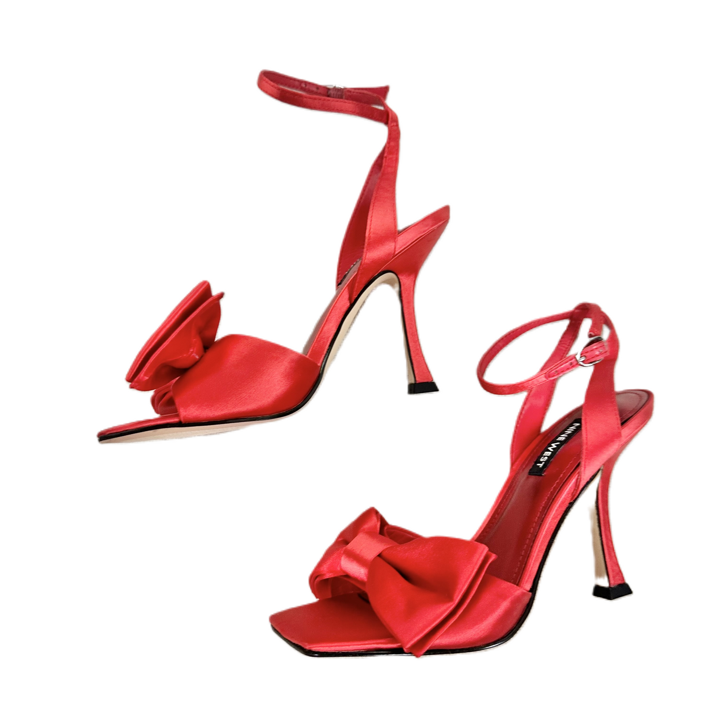 Shoes Heels Kitten By Nine West In Red, Size: 5