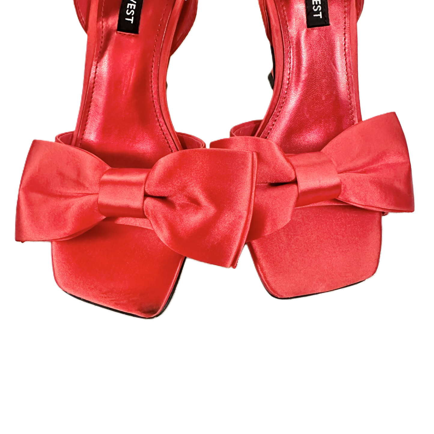 Shoes Heels Kitten By Nine West In Red, Size: 5