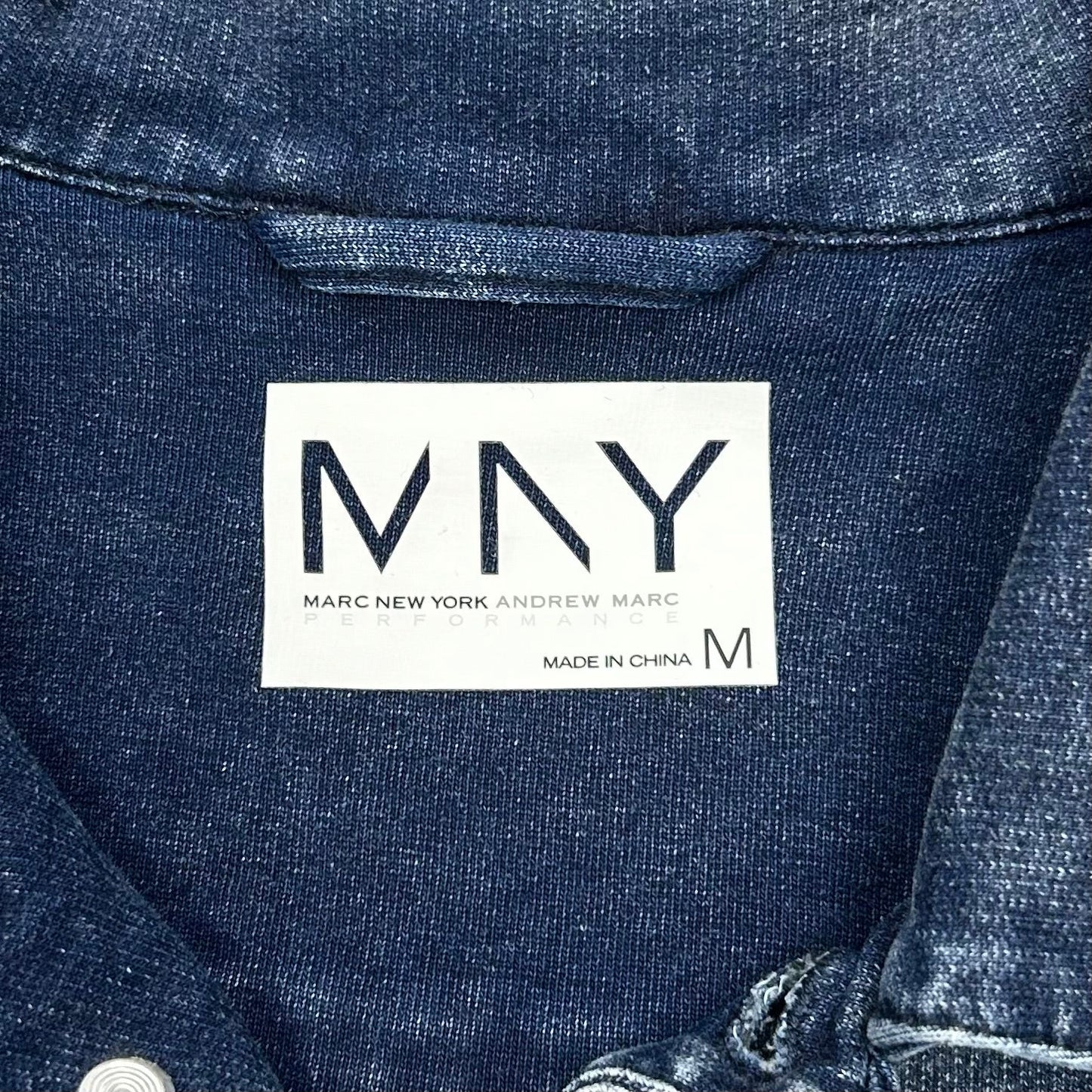 Jacket Denim By Marc New York In Blue Denim, Size: M