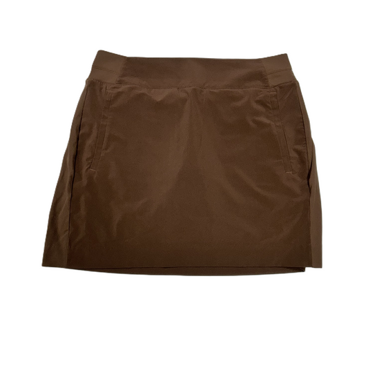 Athletic Skort By Athleta In Brown, Size: M