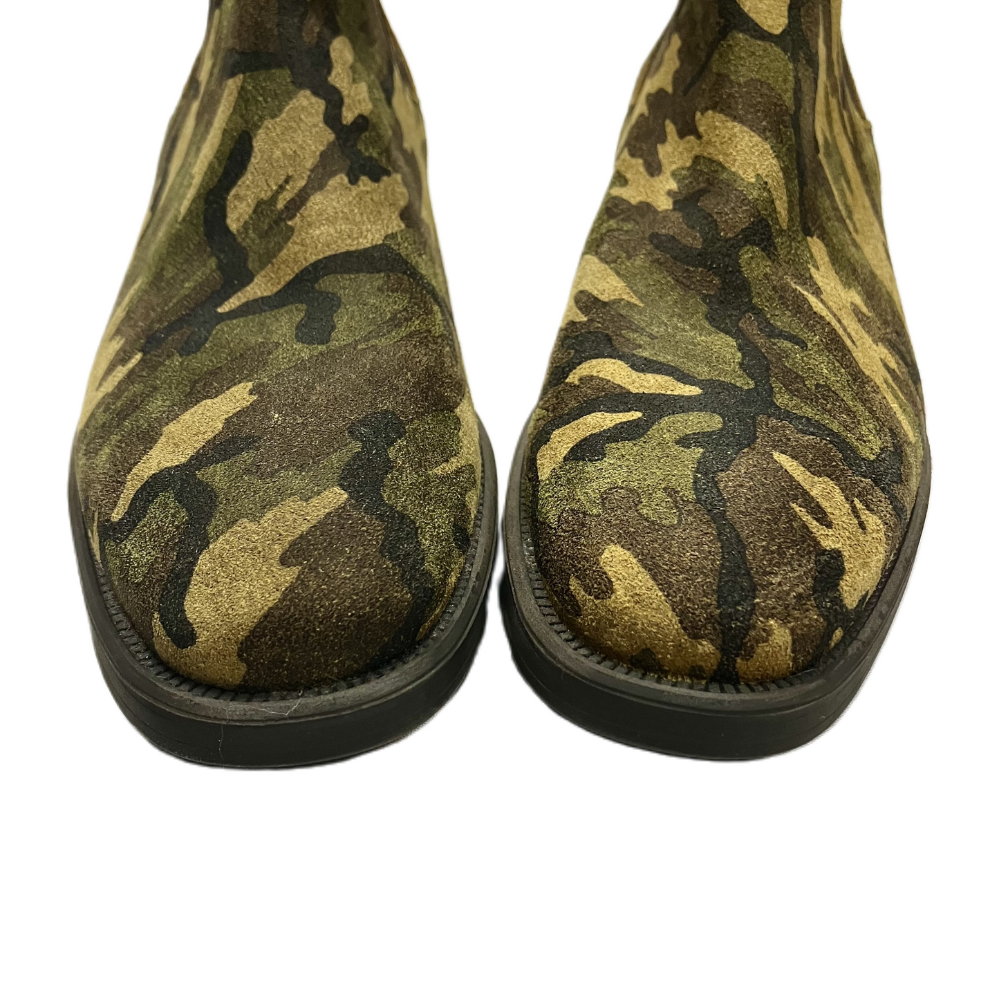 Boots Ankle Flats By Anthropologie In Camouflage Print, Size: 8