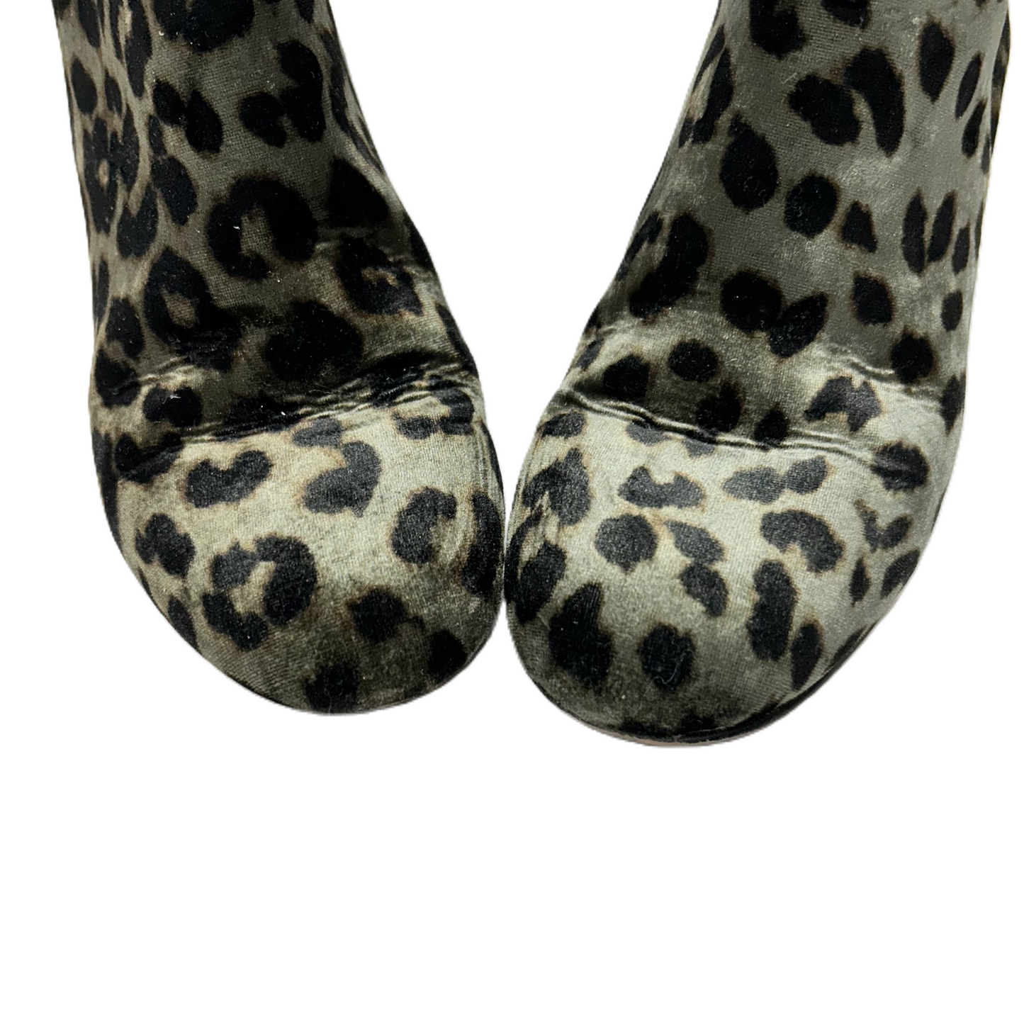 Boots Ankle Heels By Anthropologie In Leopard Print, Size: 6