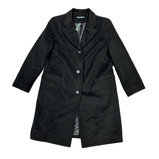 Coat Peacoat By Lauren By Ralph Lauren In Black, Size: L