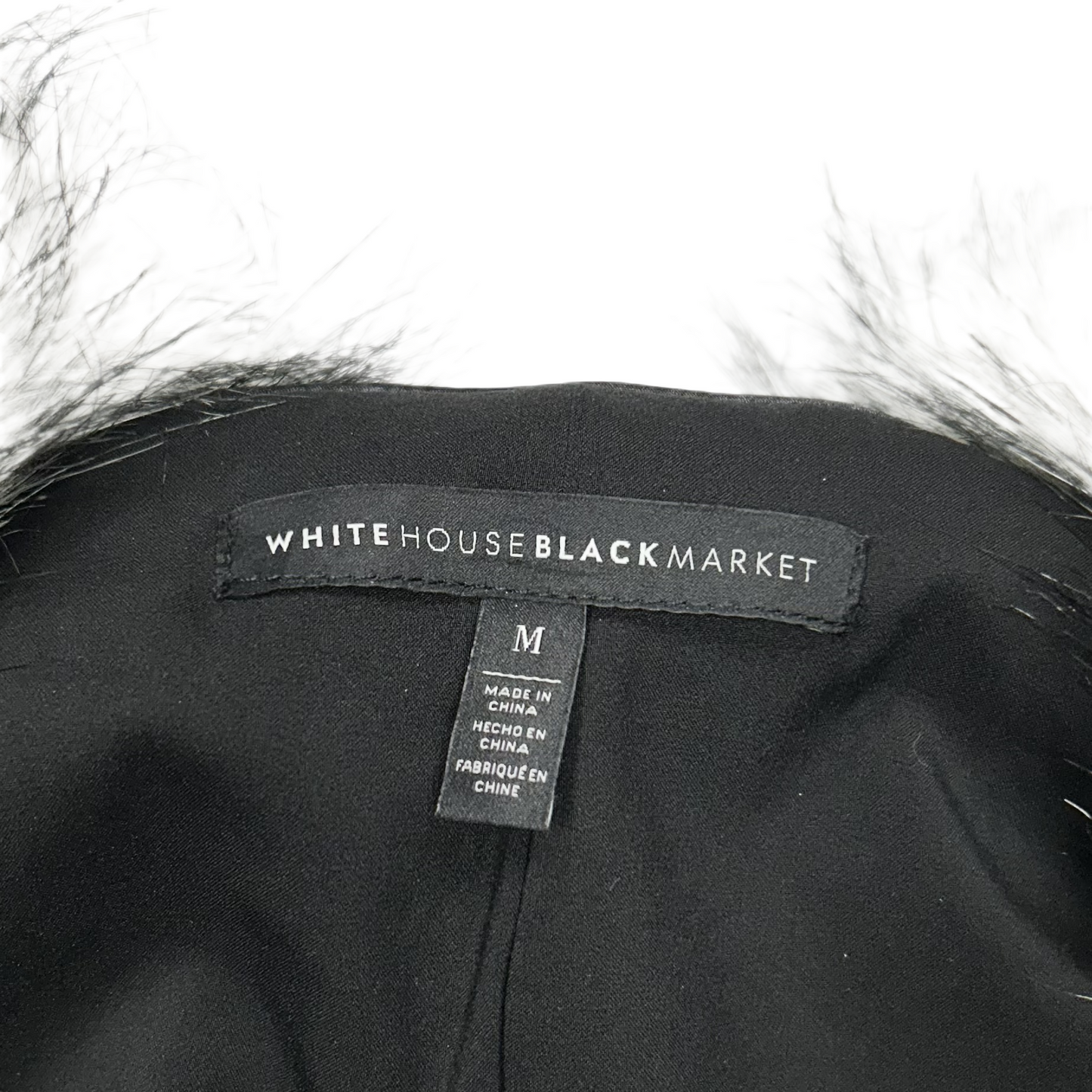 Vest Faux Fur & Sherpa By White House Black Market In Grey, Size: M