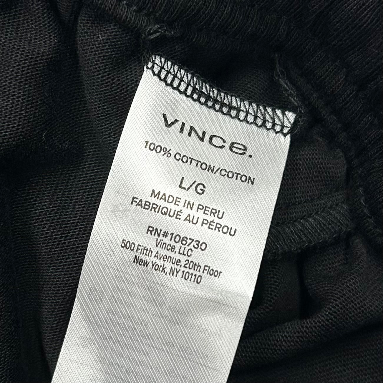 Pants Lounge By Vince In Black, Size: L