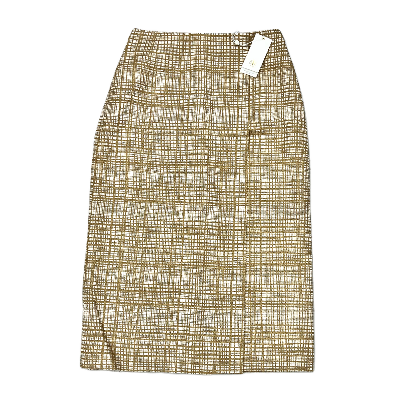 Skirt Designer By Tory Burch In Tan & White, Size: 00