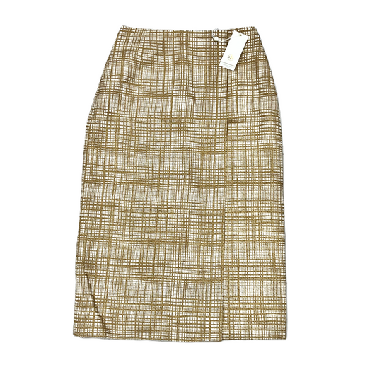 Skirt Designer By Tory Burch In Tan & White, Size: 00