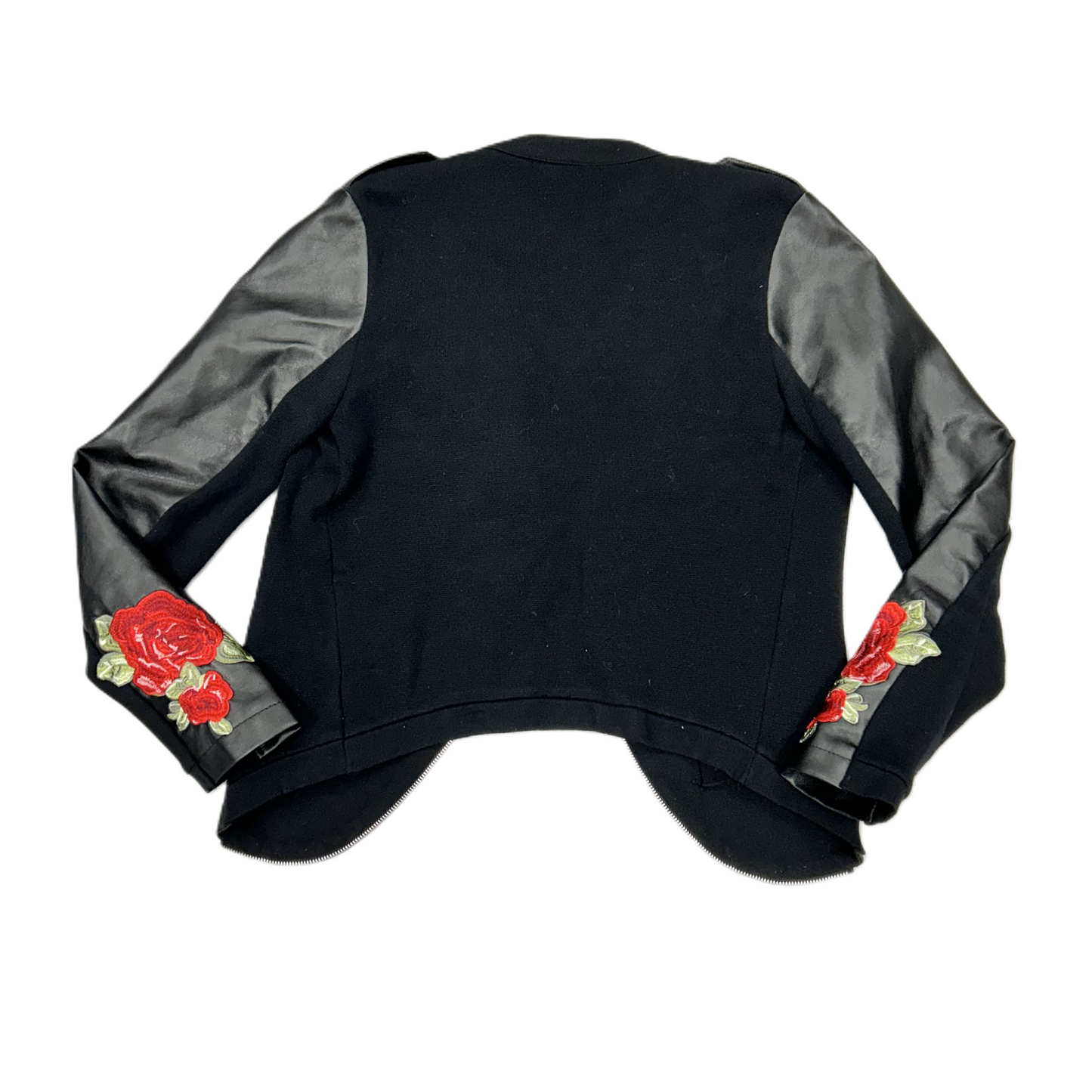 Jacket Moto By Inc In Black & Red, Size: M