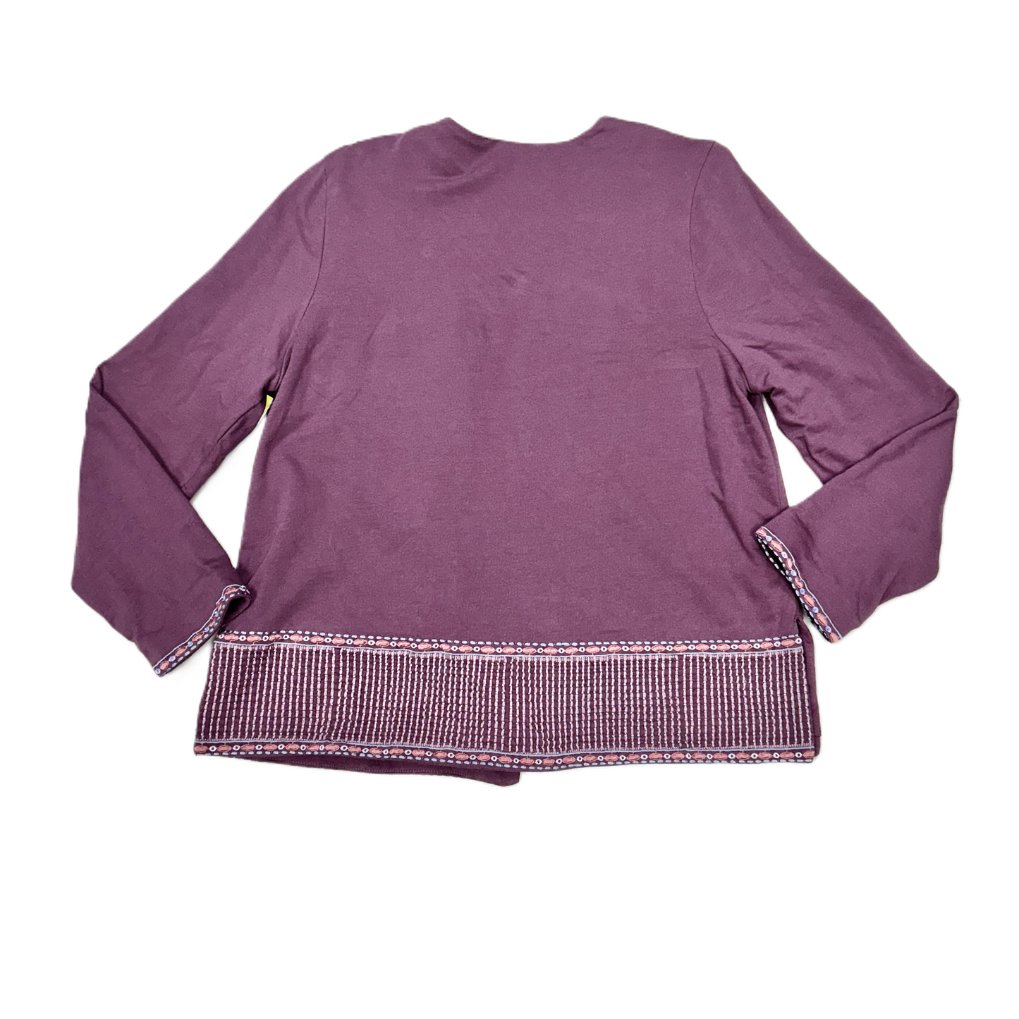 Sweater Cardigan By Soft Surroundings In Purple, Size: L