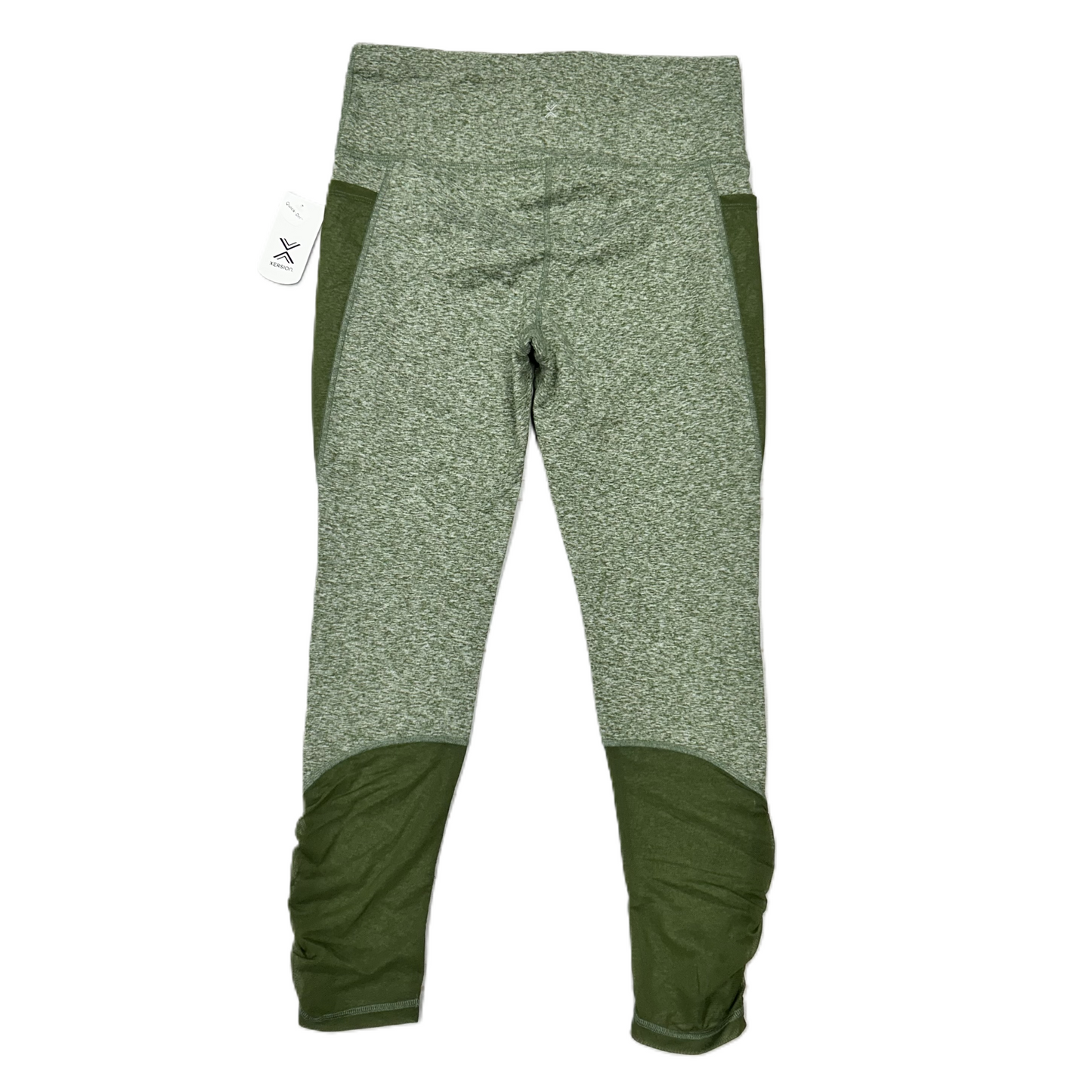 Athletic Leggings By Xersion In Green, Size: Lt