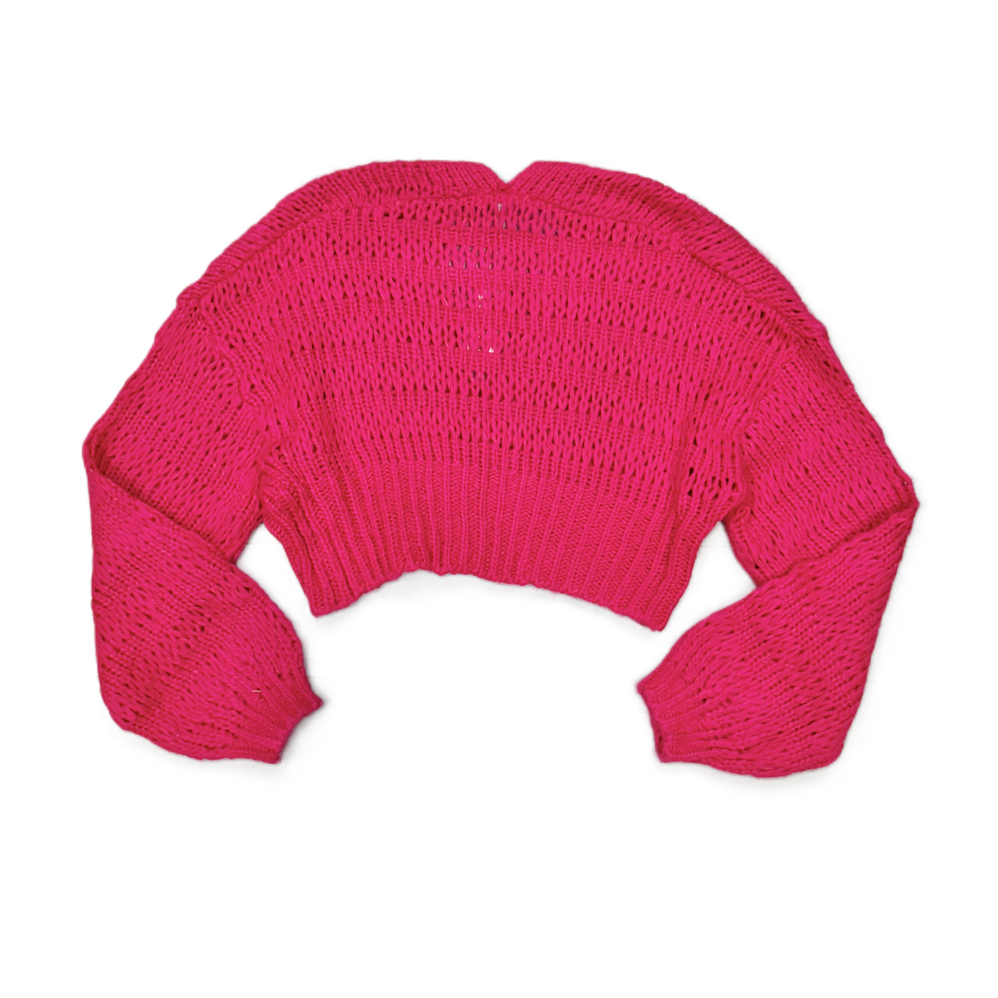 Sweater Cardigan By Urban Outfitters In Pink, Size: L