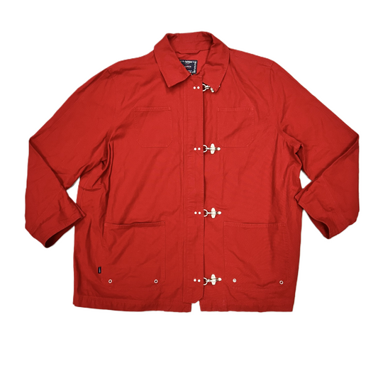 Jacket Utility By Lauren By Ralph Lauren In Red, Size: 2x