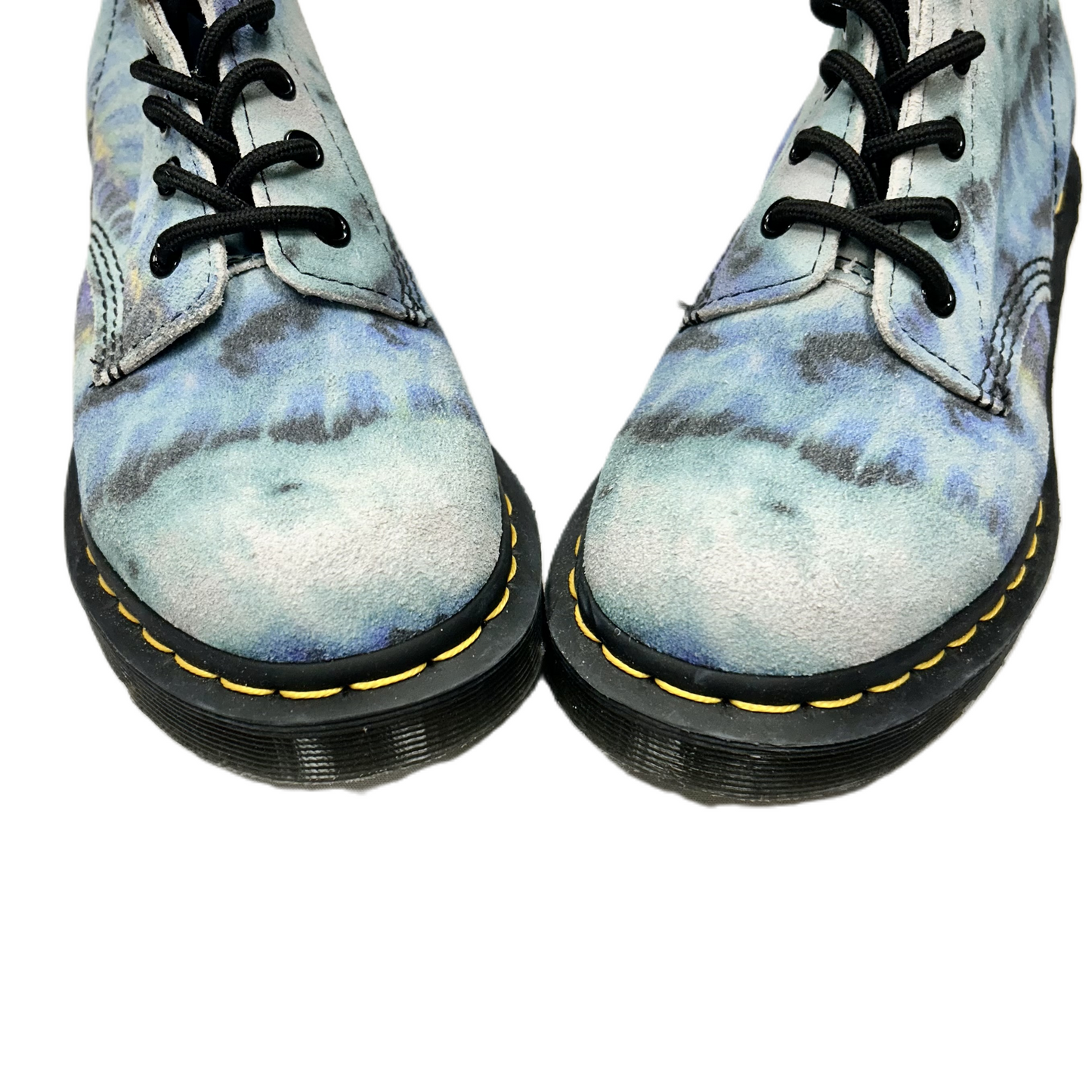 Boots Combat By Dr Martens In Blue, Size: 7