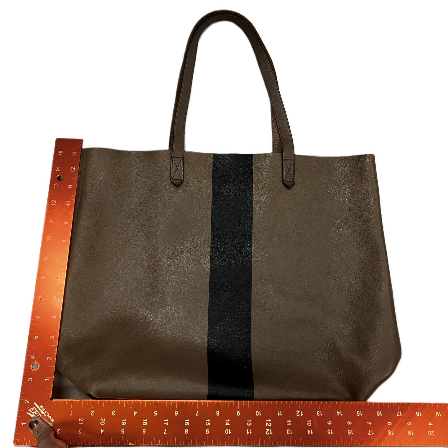 Tote Leather By Madewell, Size: Large