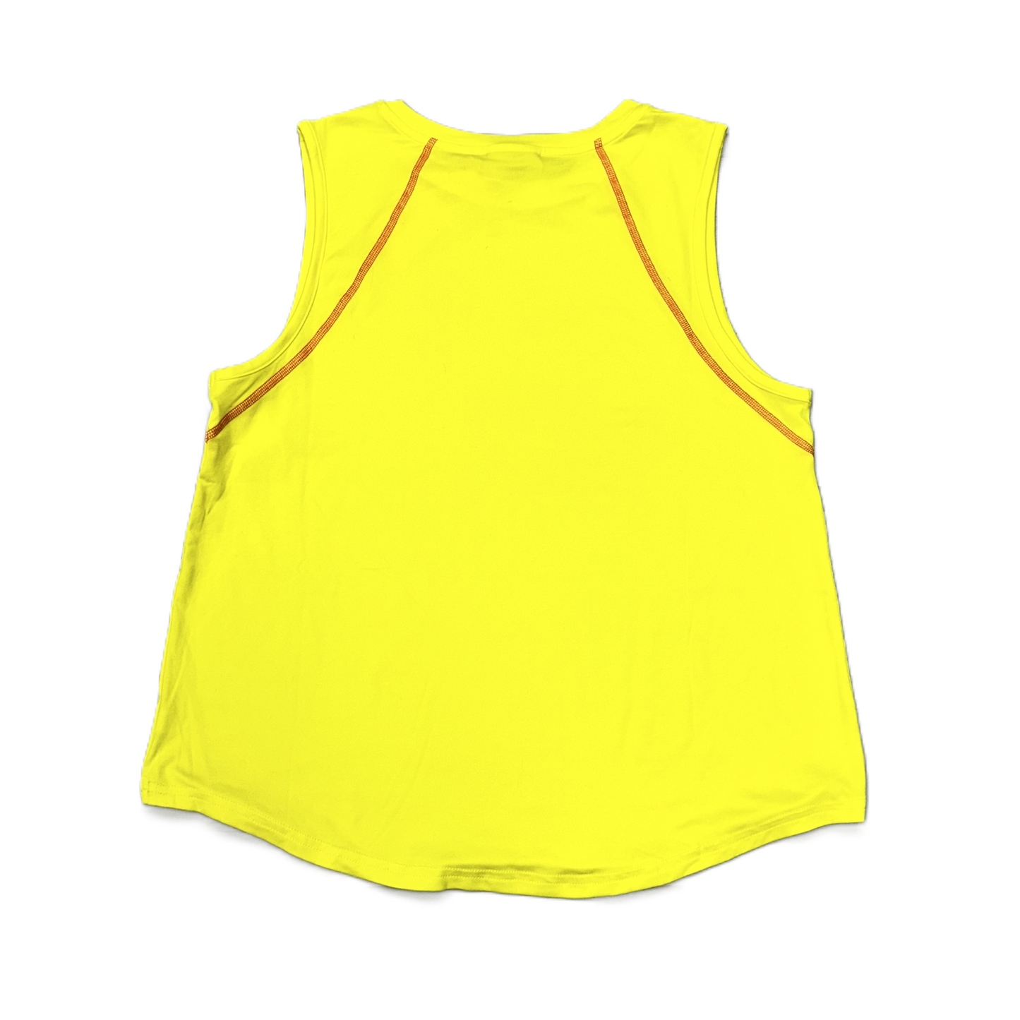 Athletic Tank Top By Terez In Yellow, Size: M