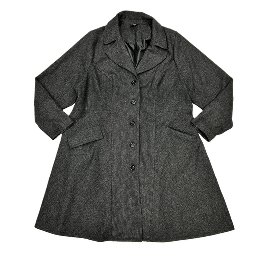 Coat Peacoat By Torrid In Grey, Size: 3x