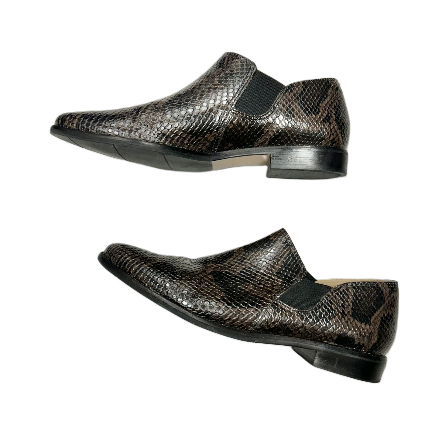 Shoes Flats By Wirth In Snakeskin Print, Size: 9