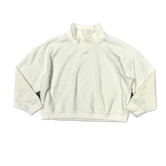 Sweatshirt Collar By Madewell In Cream, Size: L