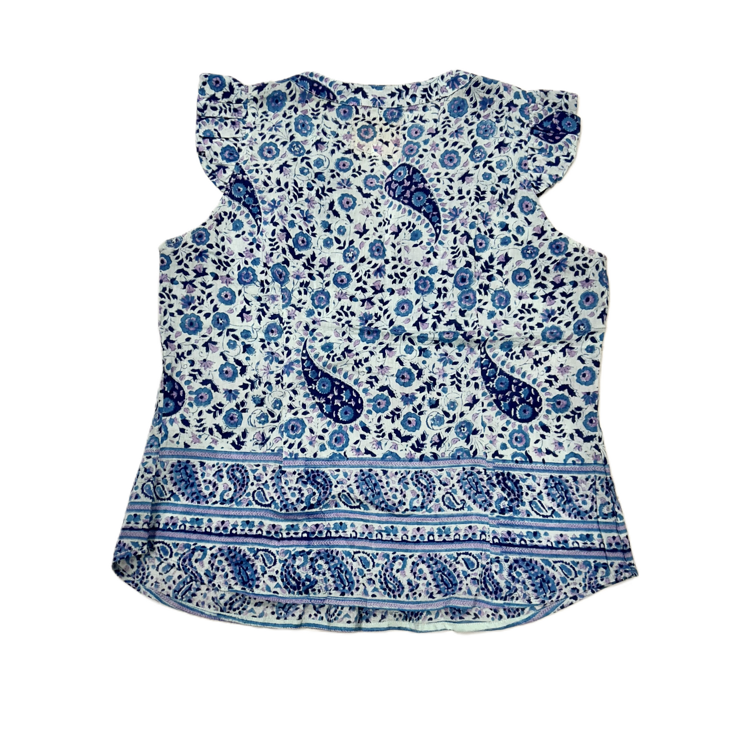 Top Sleeveless By Bell In Blue & Purple, Size: Xs