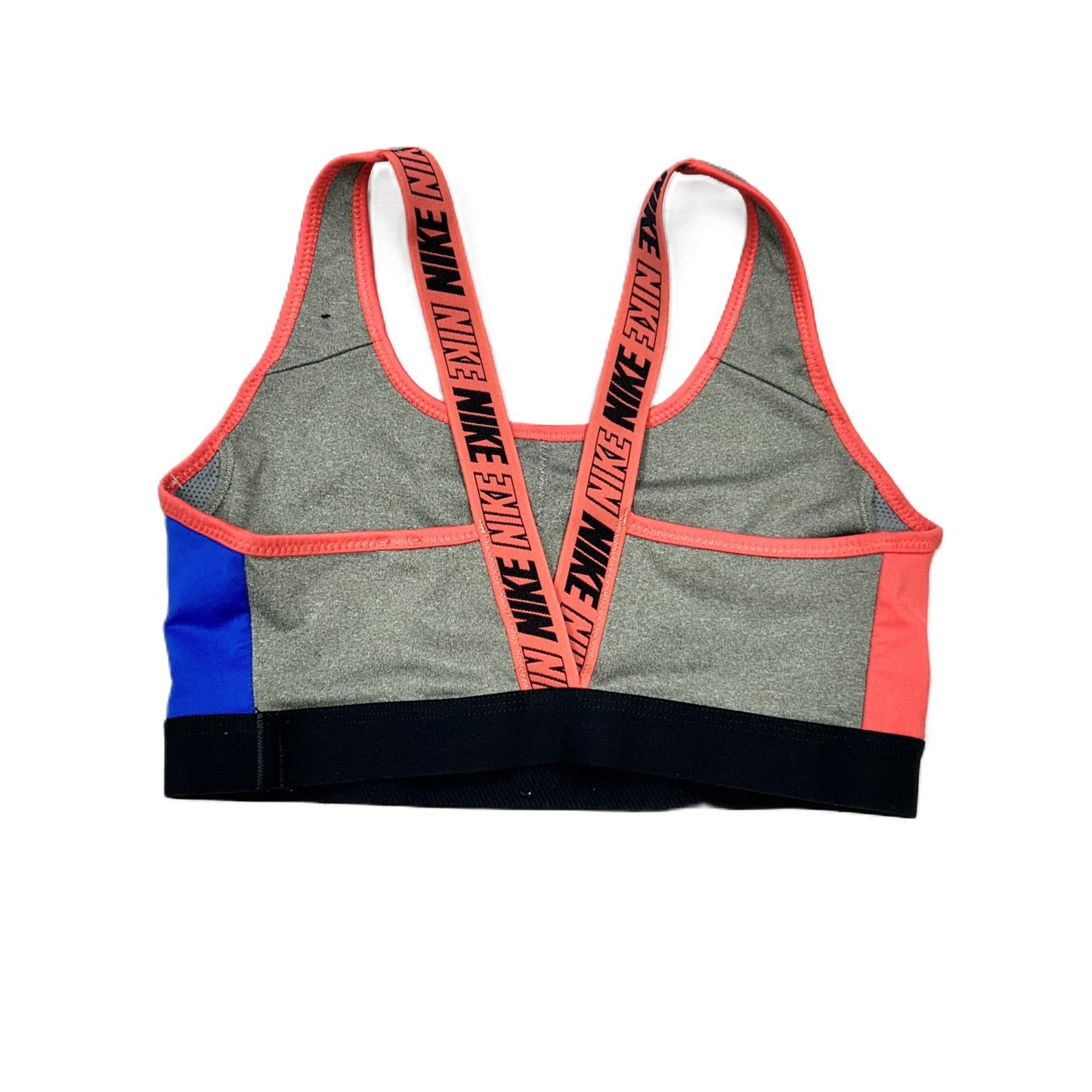 Athletic Bra By Nike Apparel In Black & Grey, Size: S