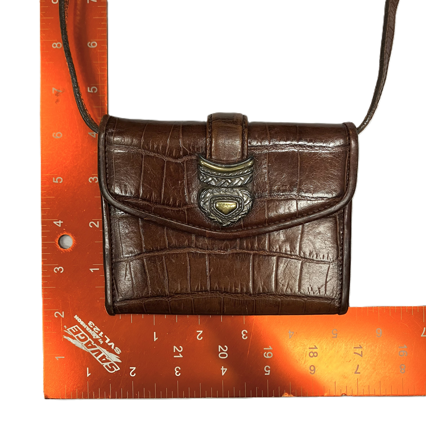 Crossbody Leather By Brighton, Size: Small