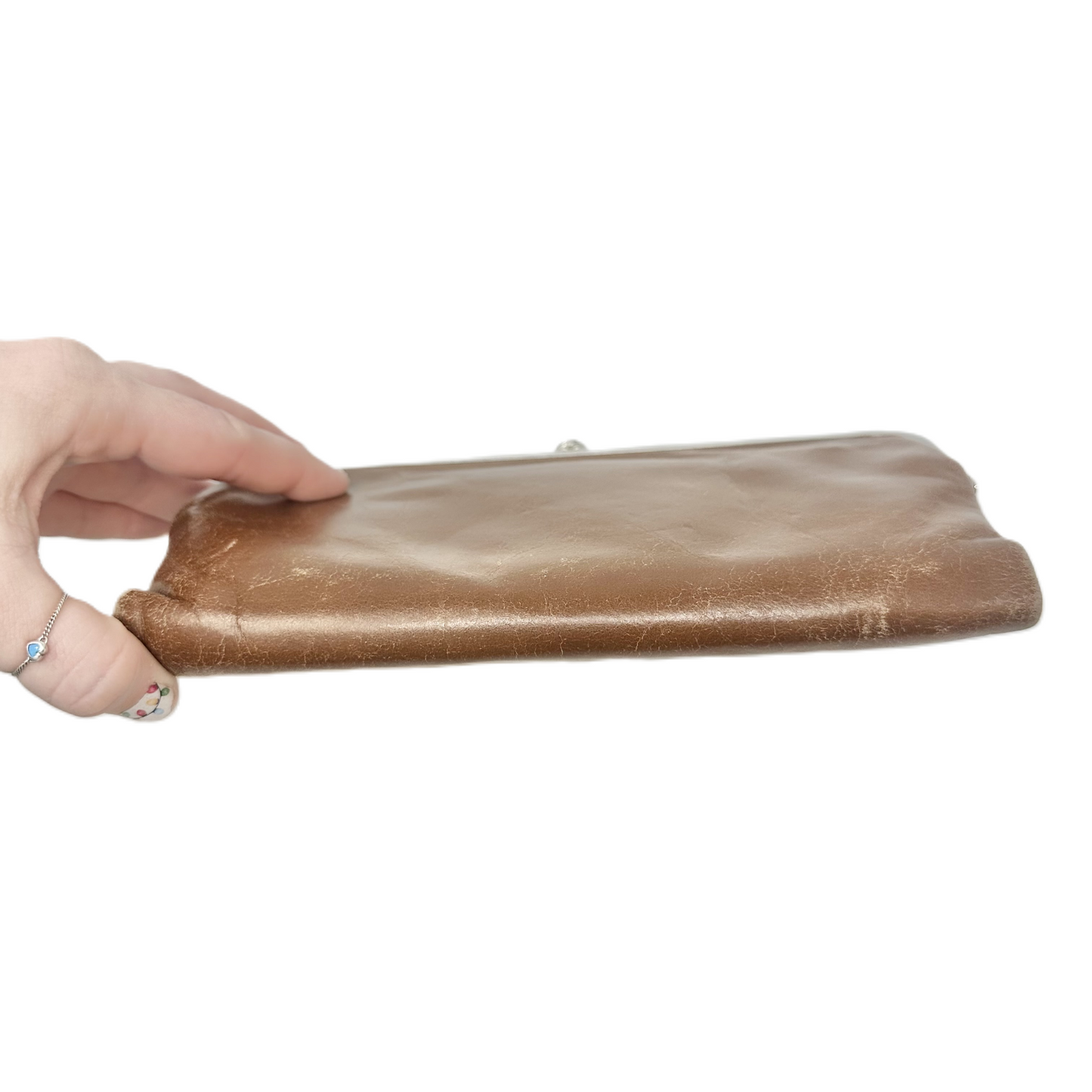 Clutch Leather By Hobo Intl, Size: Medium