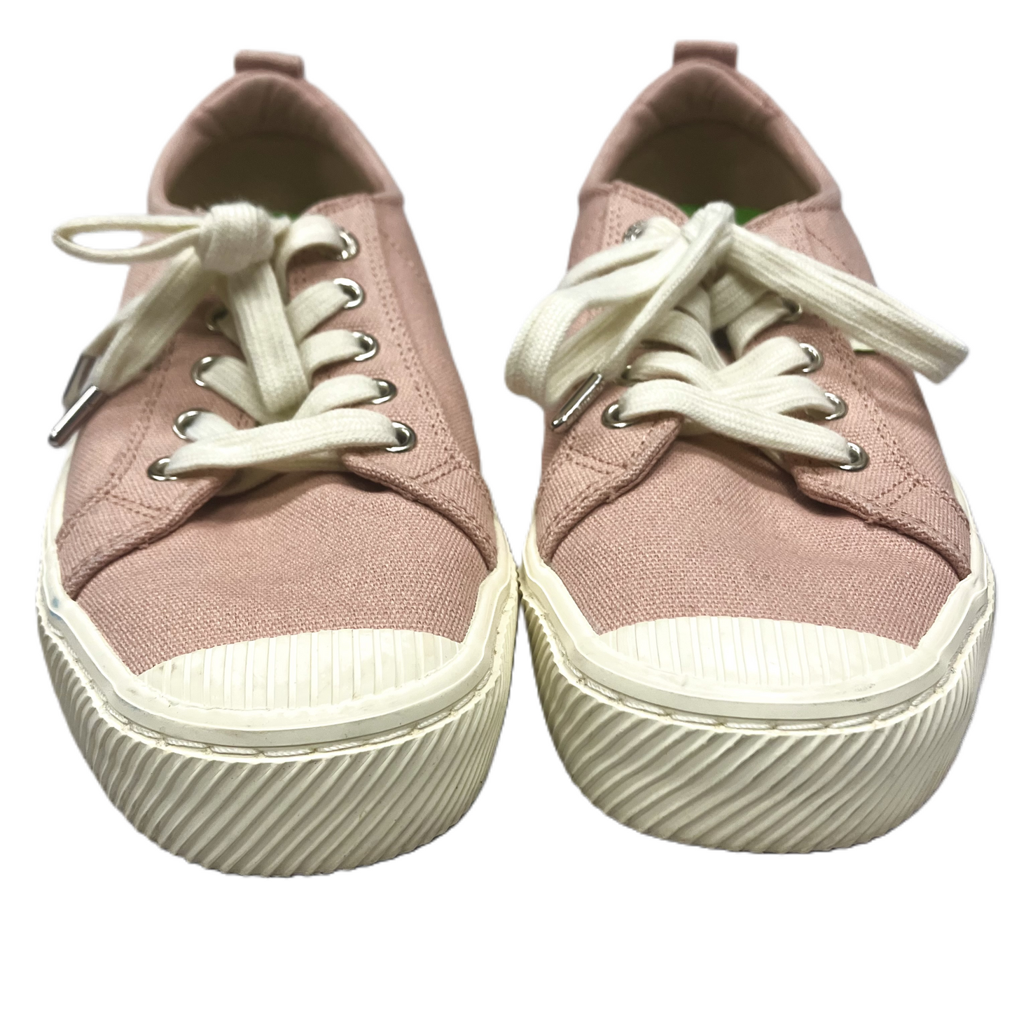 Shoes Sneakers By Cariuma In Pink & White, Size: 8