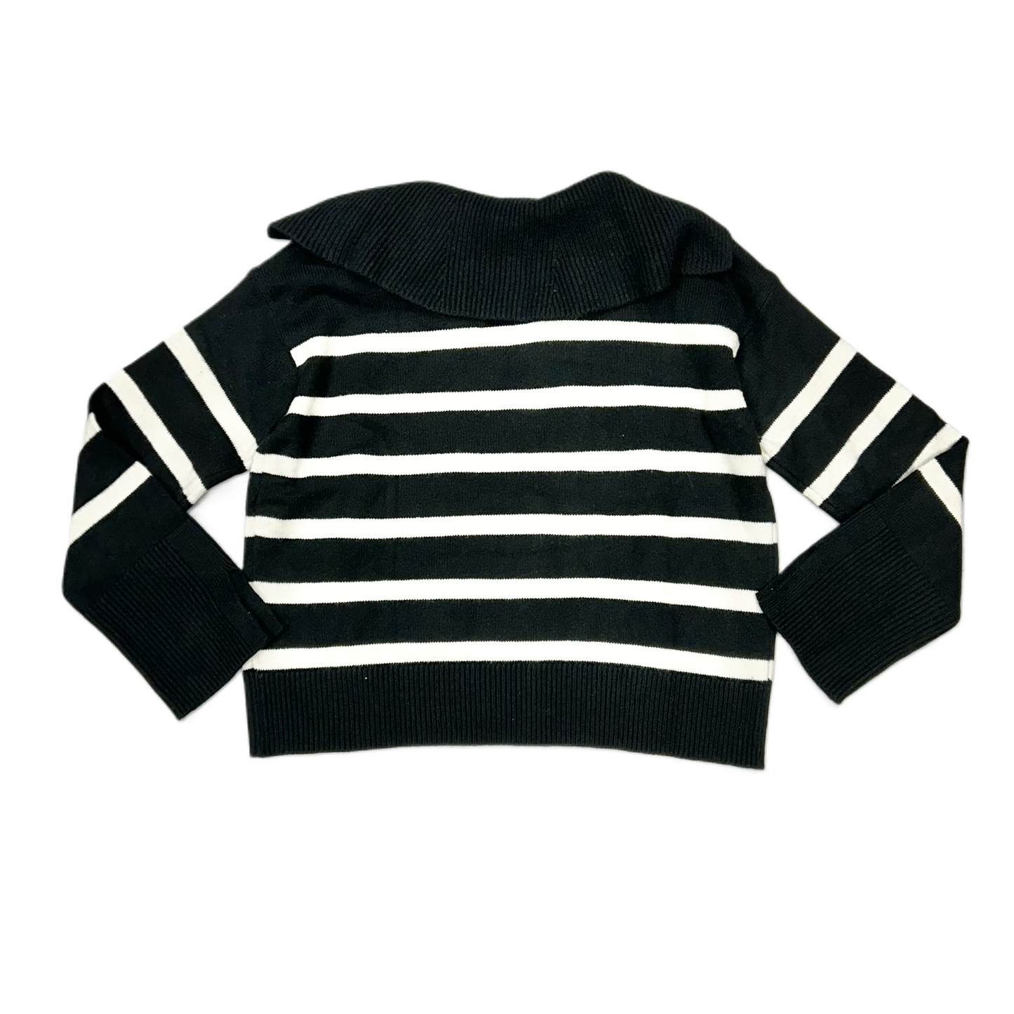 Sweater By Banana Republic In Black & White, Size: Xs