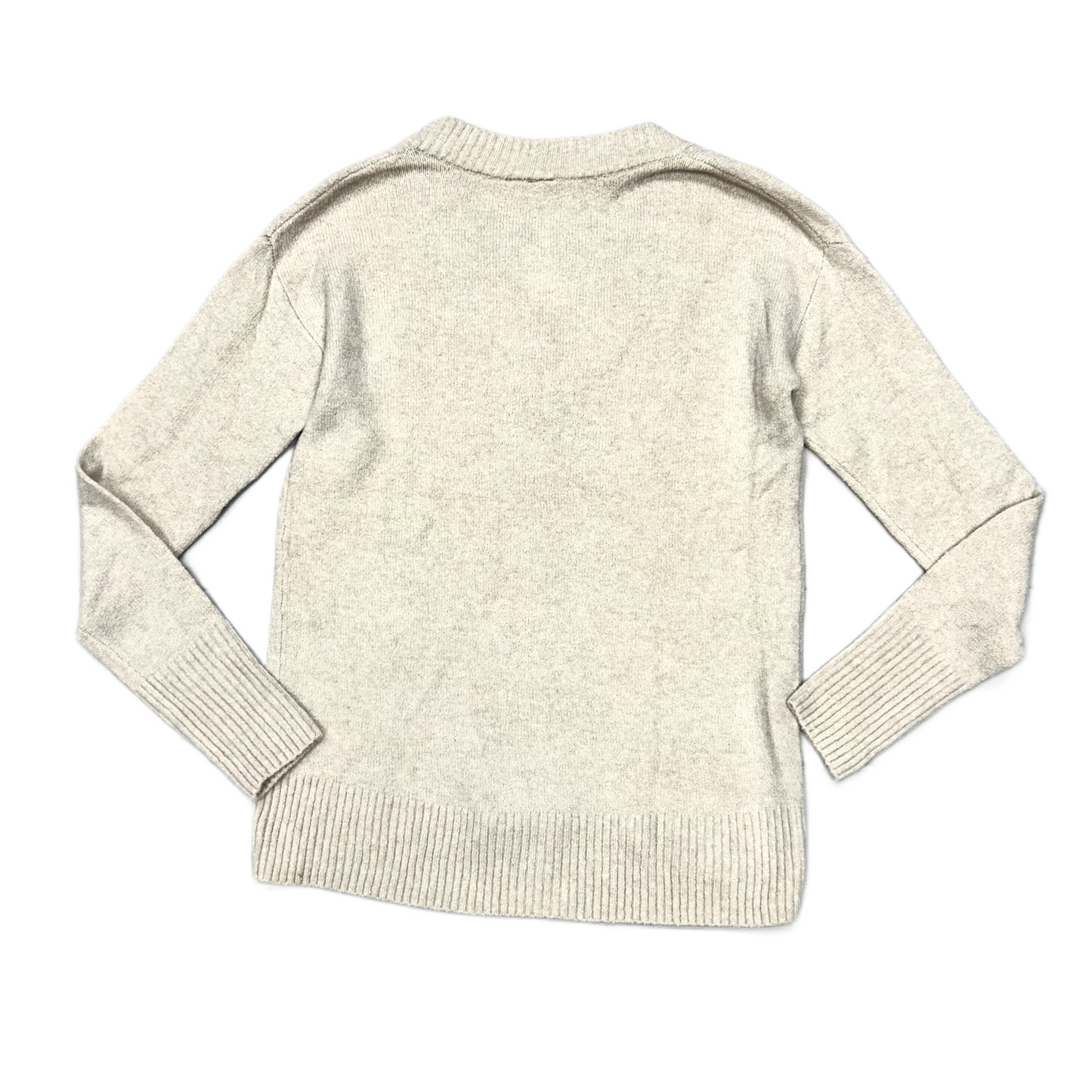 Sweater By Gap In Cream, Size: Xs