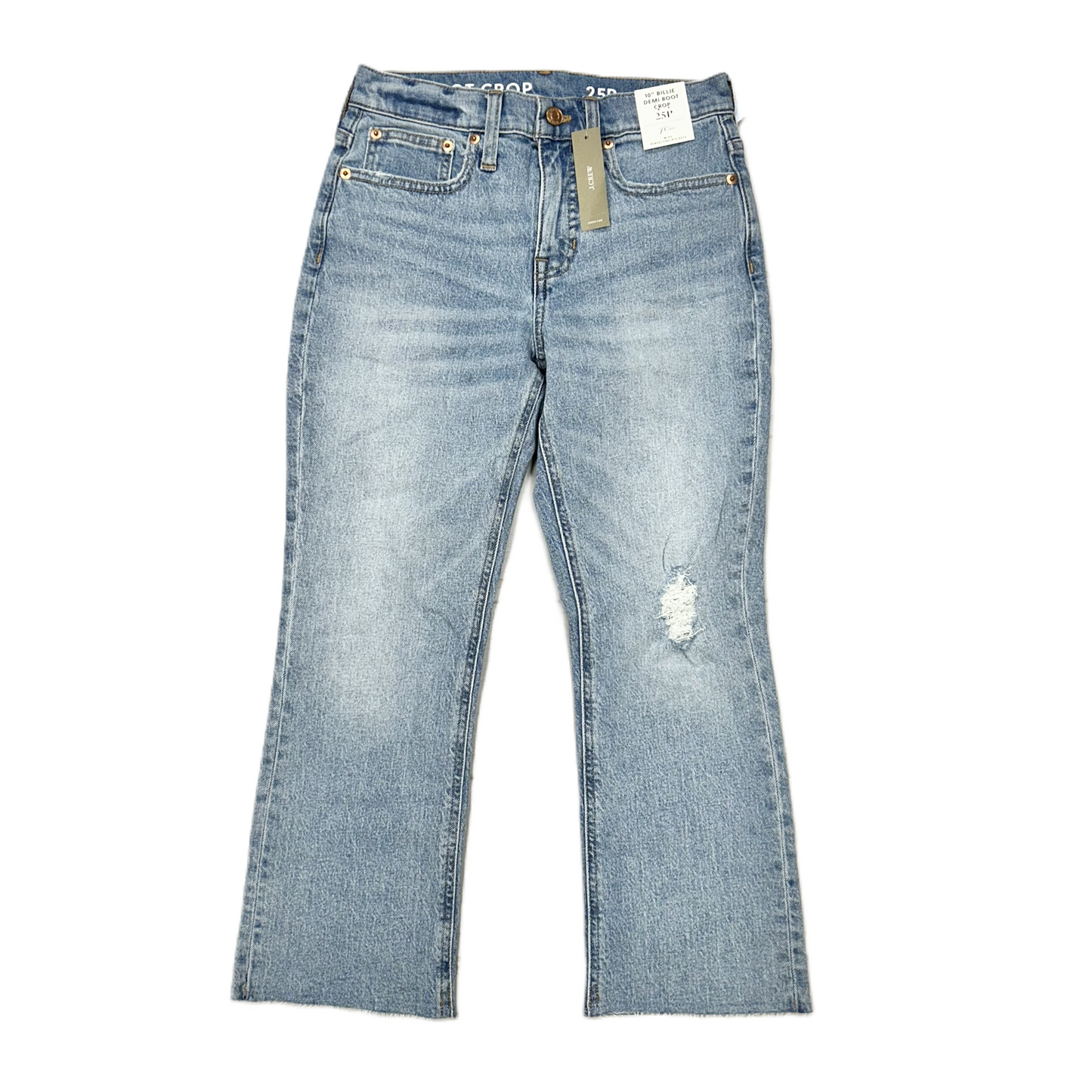 Jeans Cropped By J. Crew In Blue Denim, Size: 0p