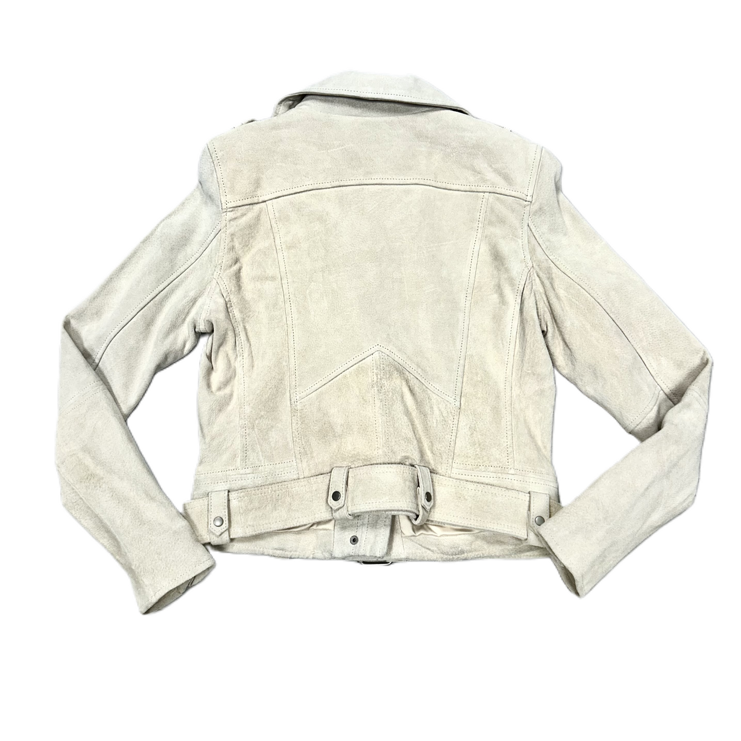 Jacket Moto Leather By Blanknyc In Cream, Size: S