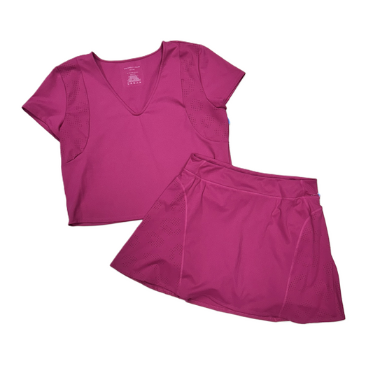 Athletic Skort 2pc By Sincerely Jules In Pink, Size: L