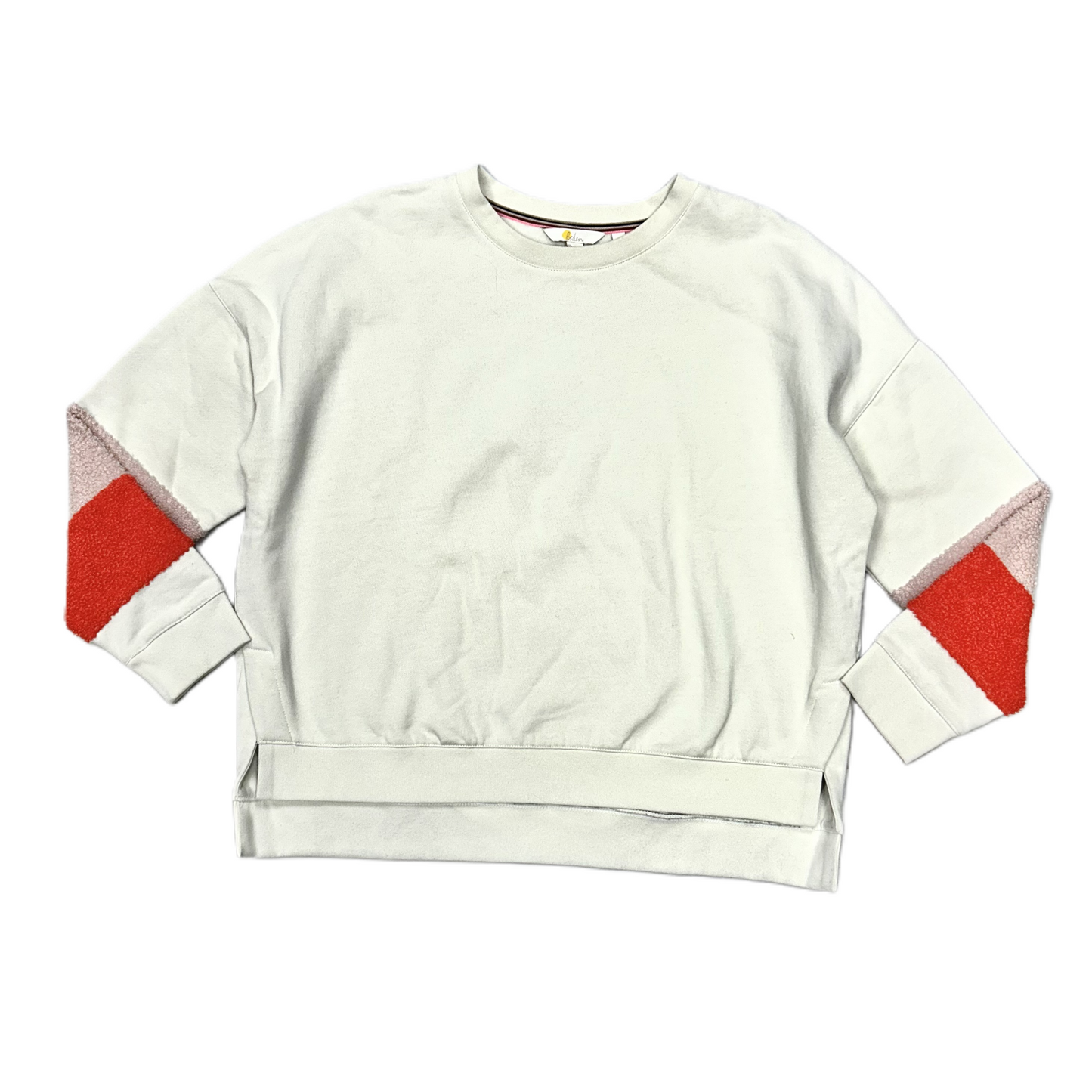 Sweatshirt Crewneck By Boden In Cream, Size: M