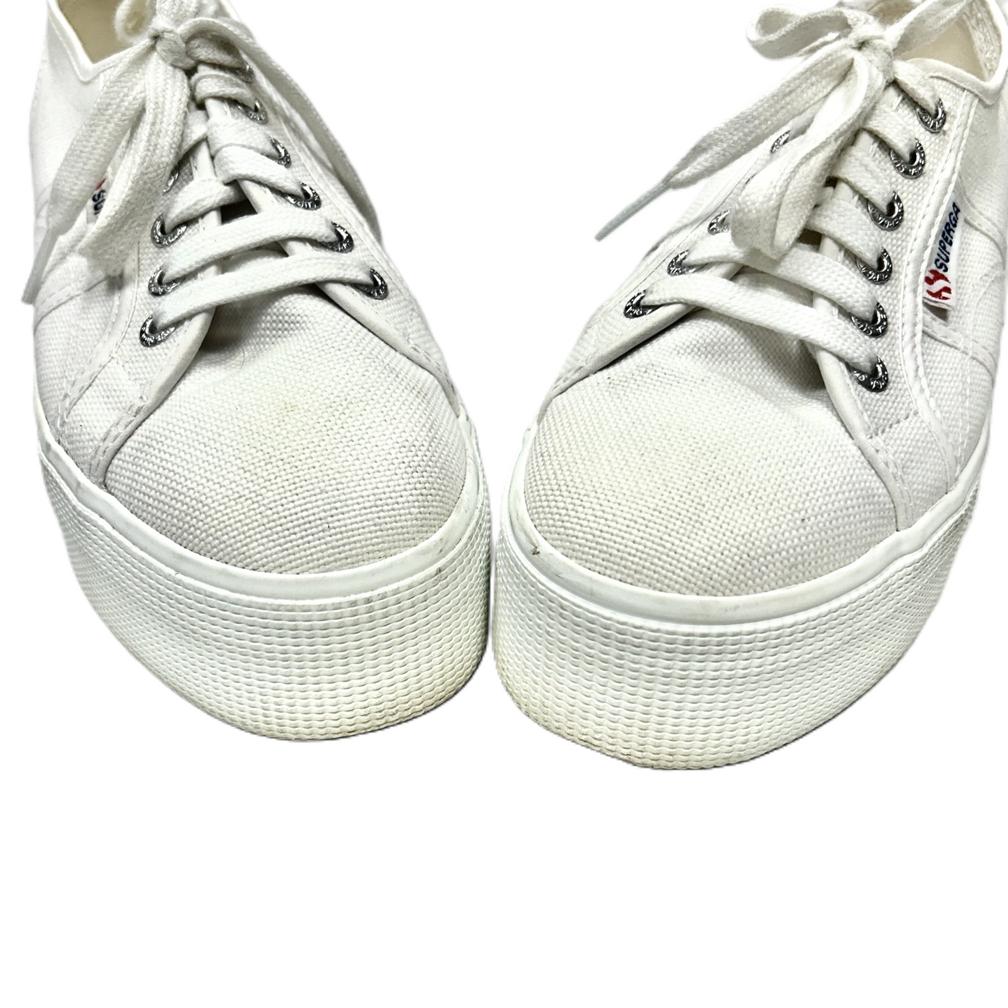 Shoes Sneakers Platform By Superga In White, Size: 8