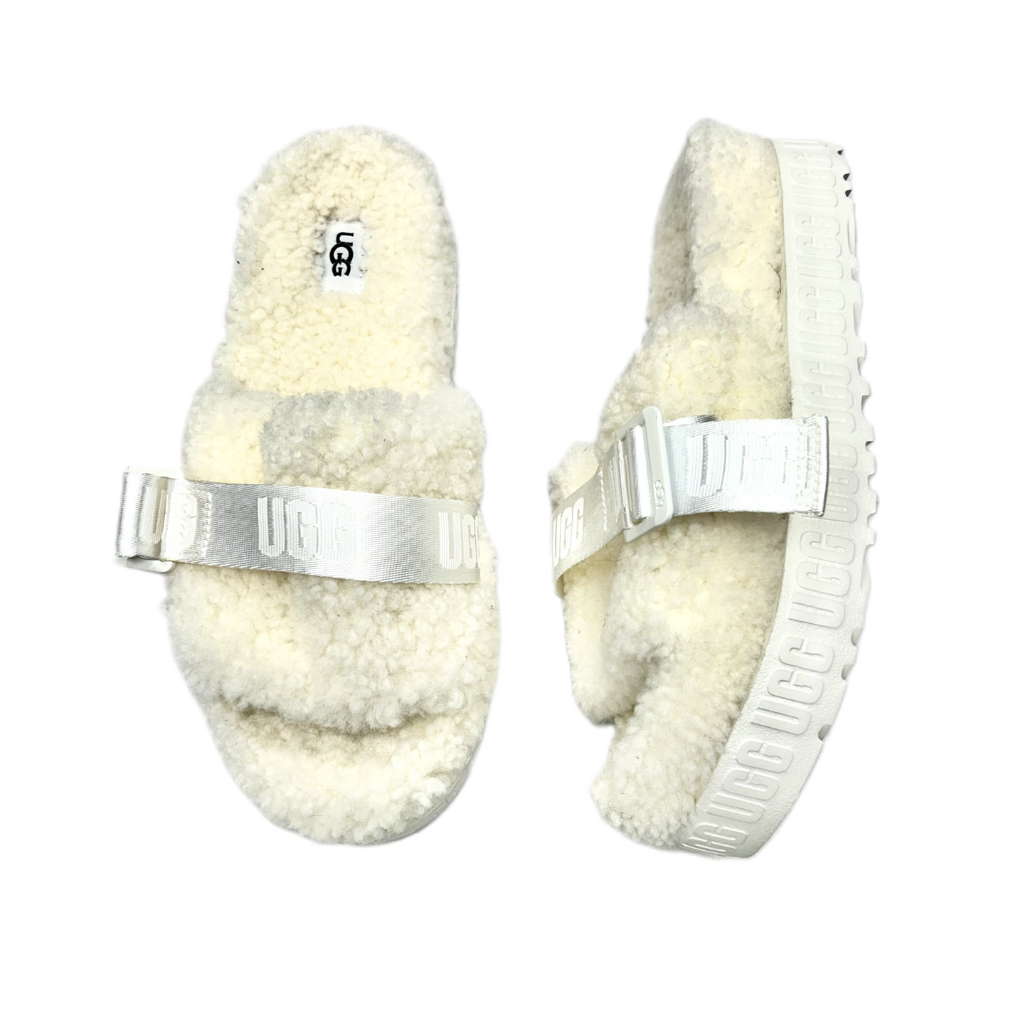 Shoes Designer By Ugg In Cream, Size: 9