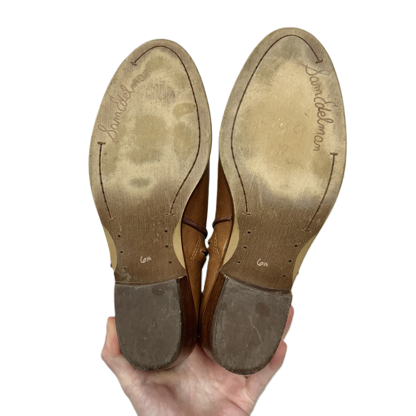 Boots Ankle Flats By Sam Edelman In Tan, Size: 6.5