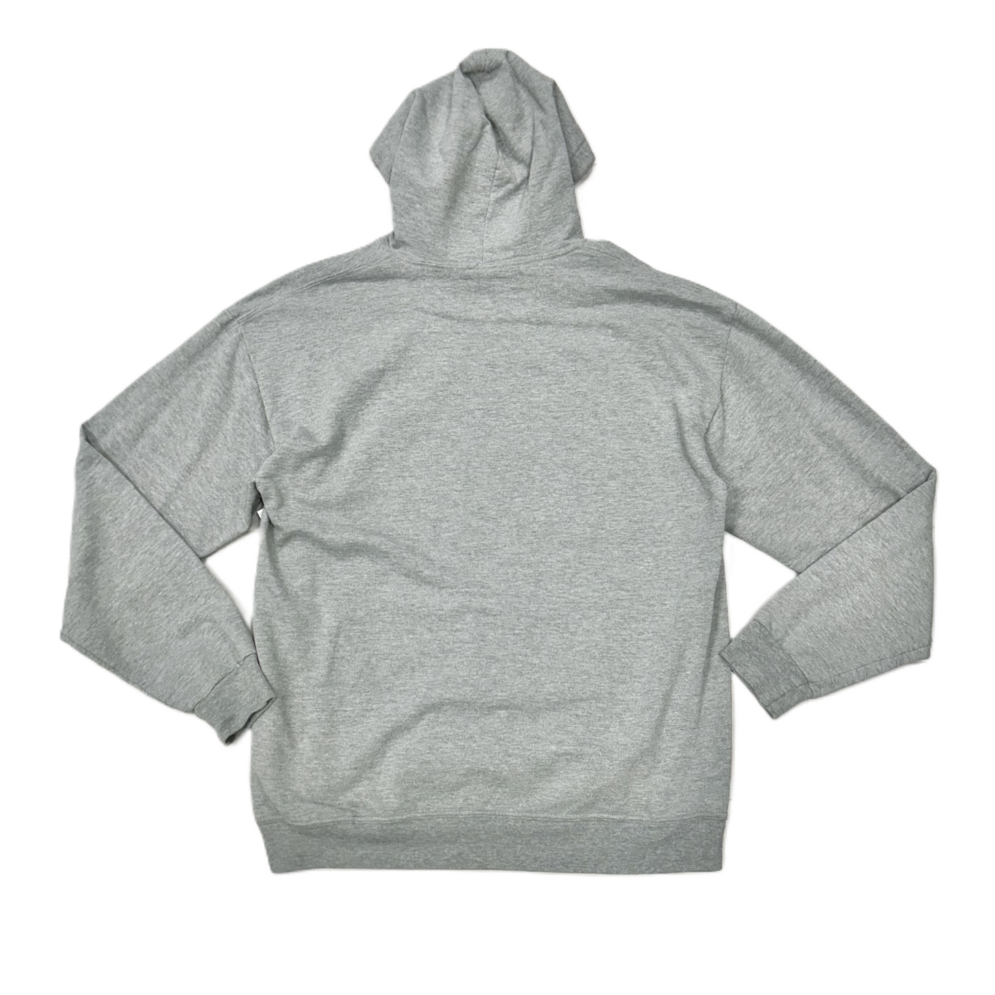 Athletic Sweatshirt Hoodie By Athletic Works In Grey & Orange, Size: L