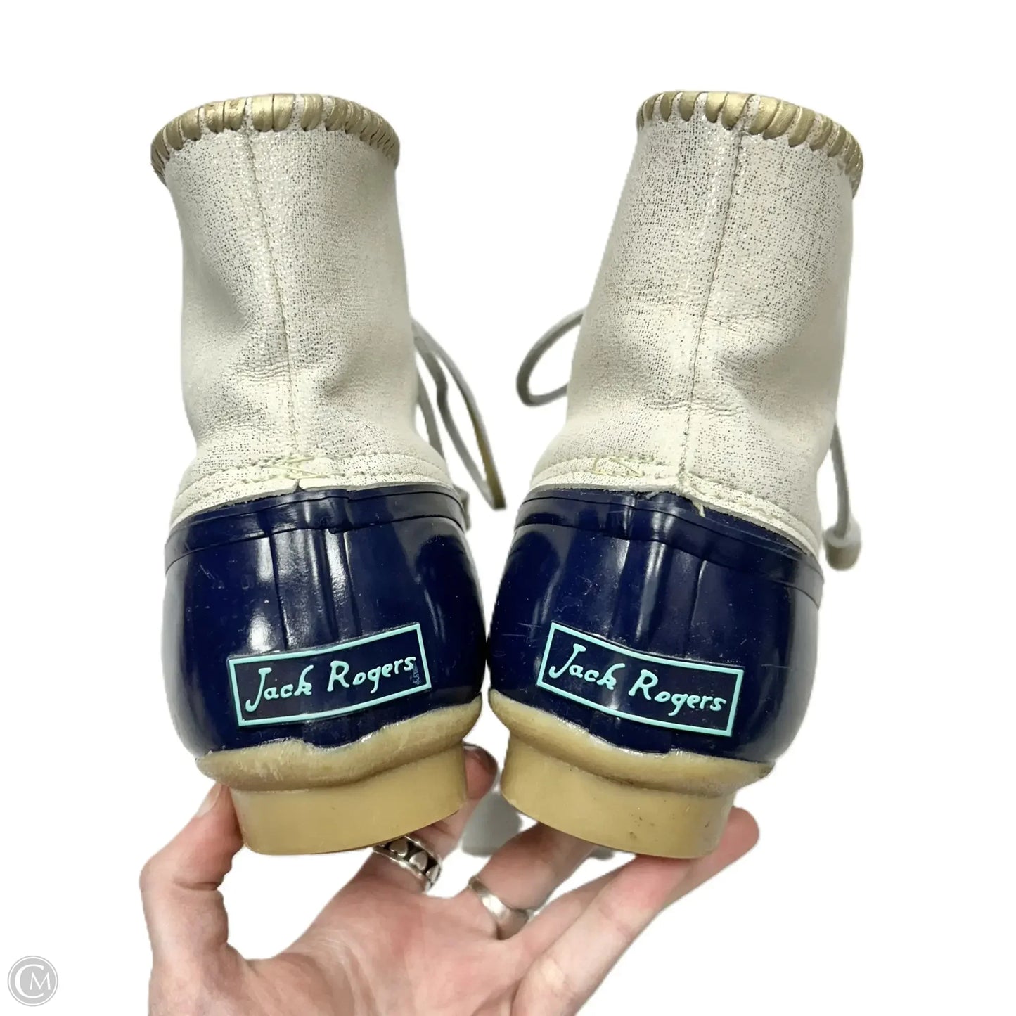 Boots Rain By Jack Rogers In Navy, Size: 7