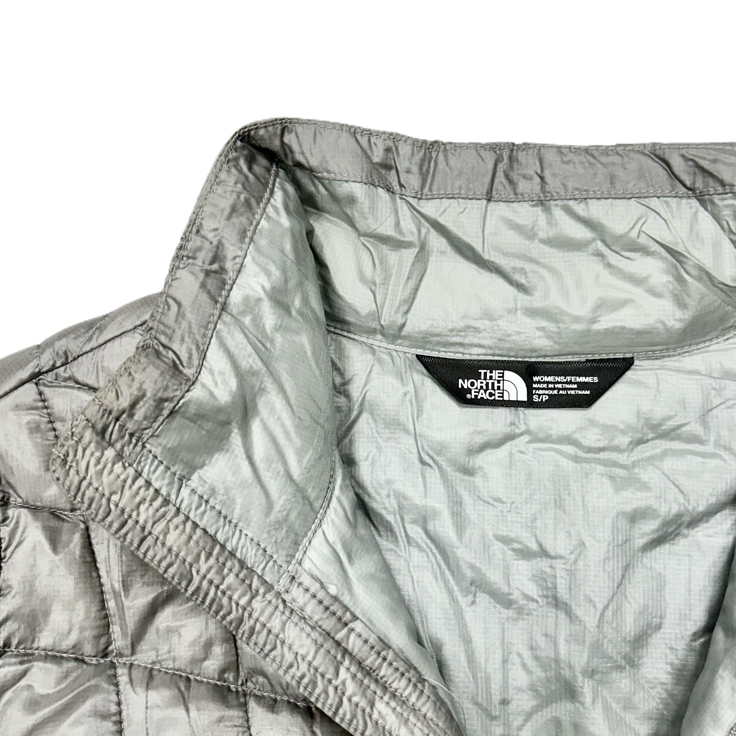 Jacket Puffer & Quilted By The North Face In Grey, Size: S