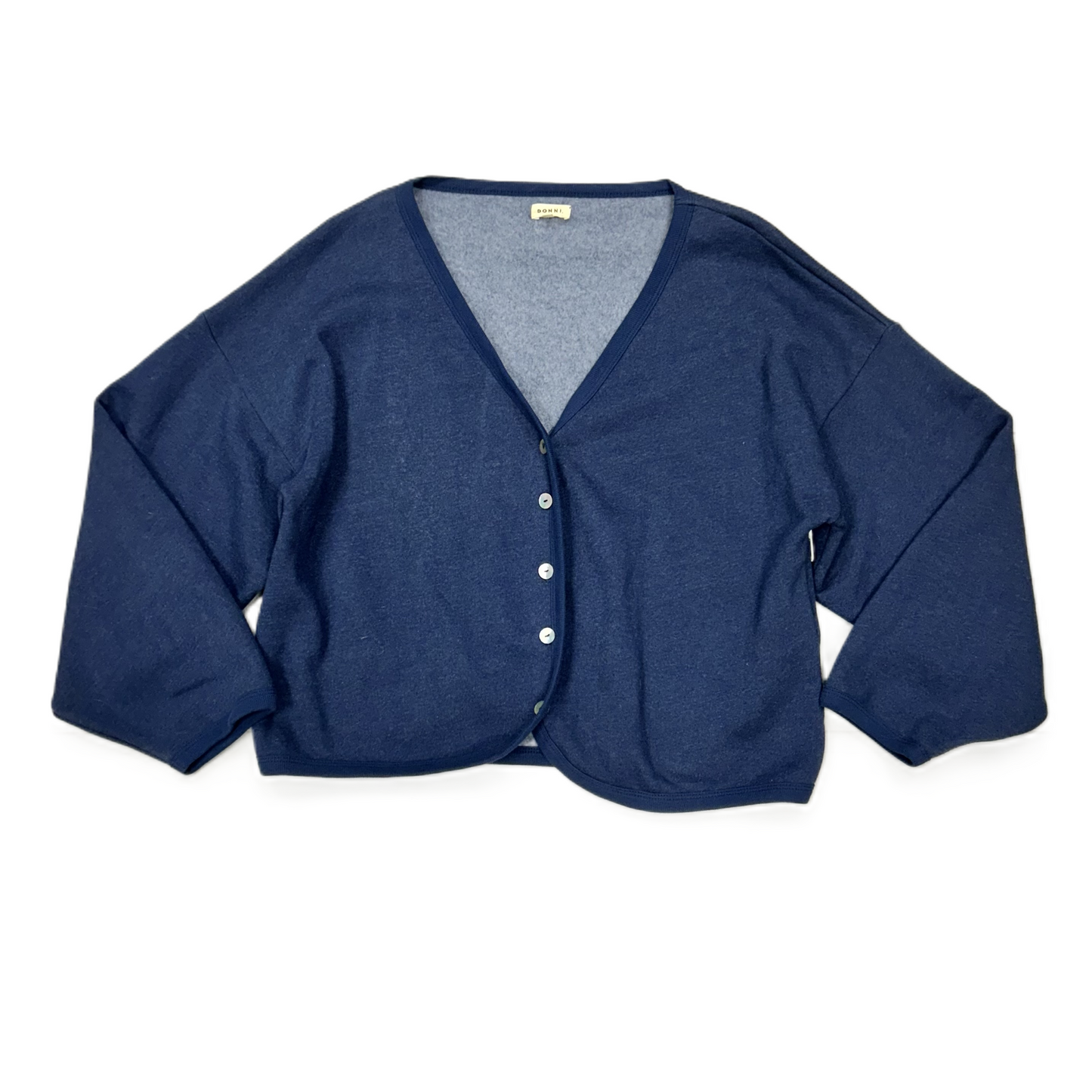 Sweater Cardigan By Donni In Navy, Size: Xl