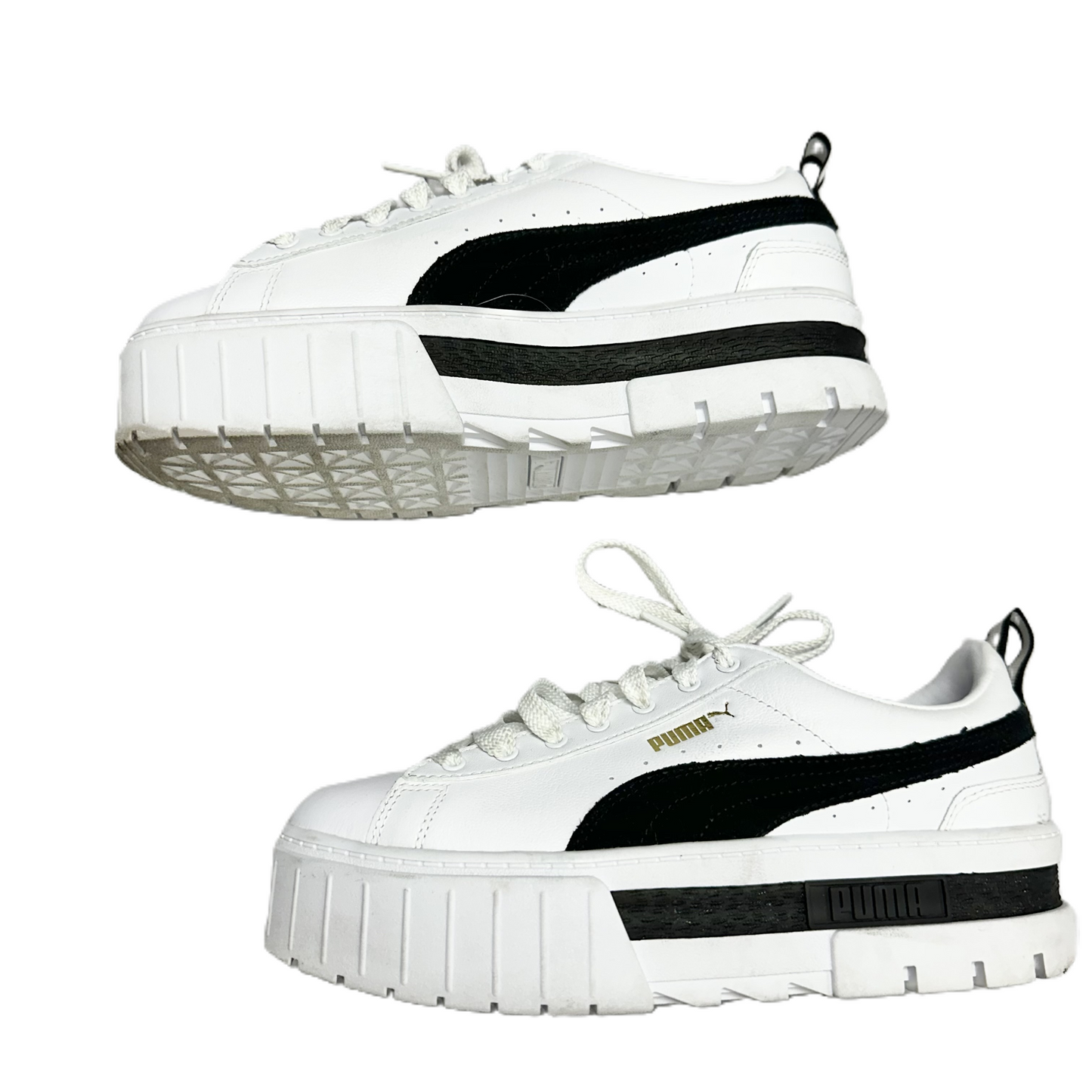 Shoes Sneakers Platform By Puma In Black & White, Size: 8