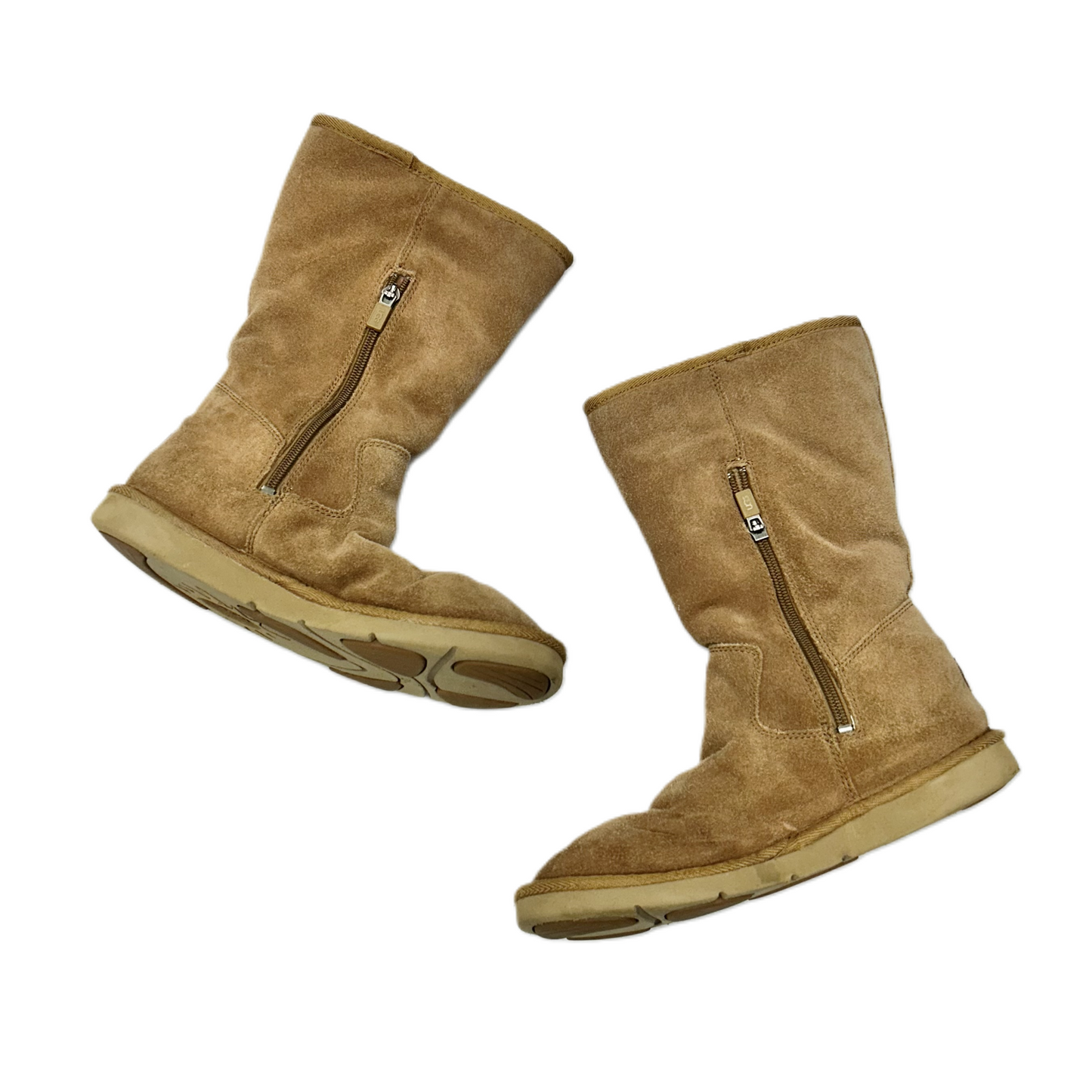 Boots Designer By Ugg In Tan, Size: 8