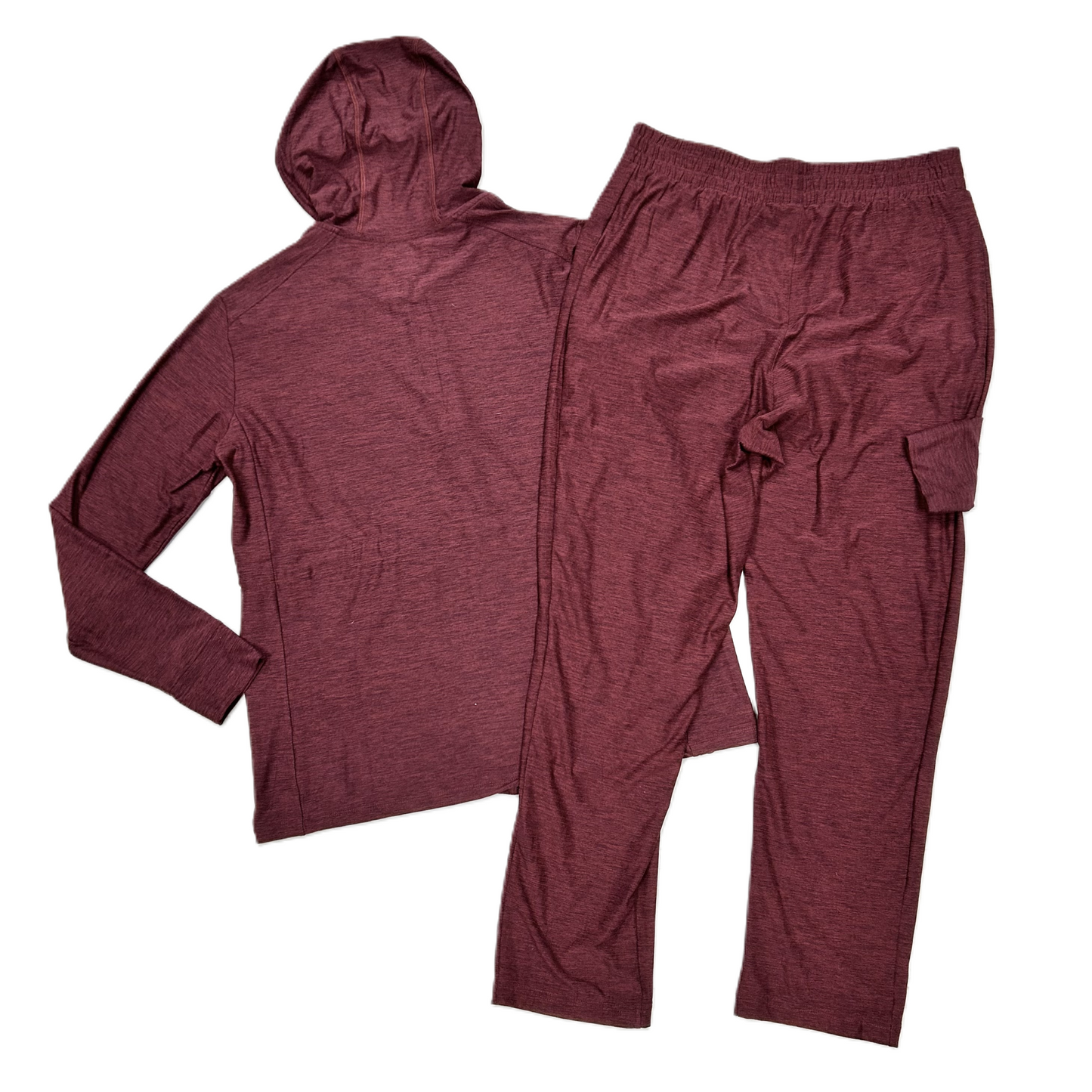 Lounge Set Pants By Lands End In Maroon, Size: M