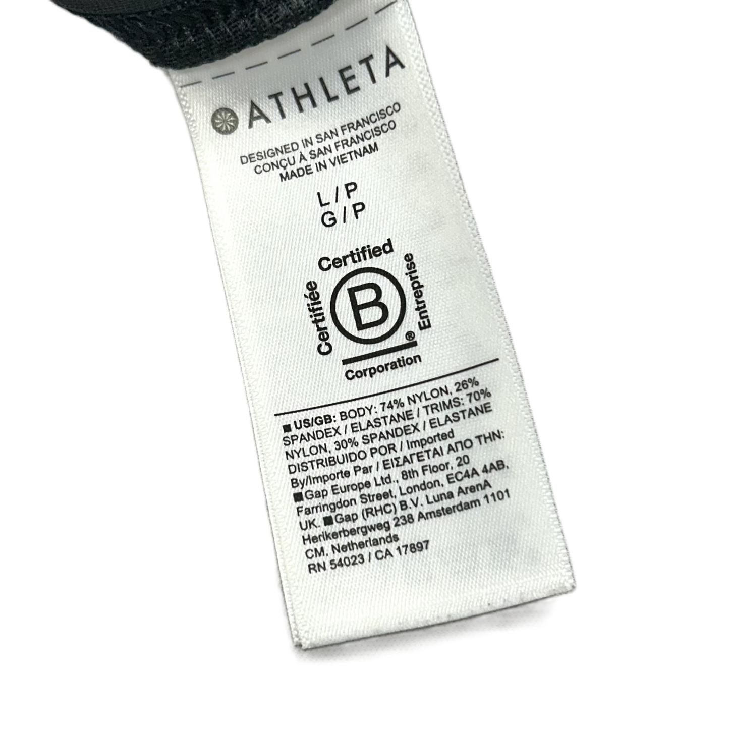 Athletic Pants By Athleta In Black, Size: L