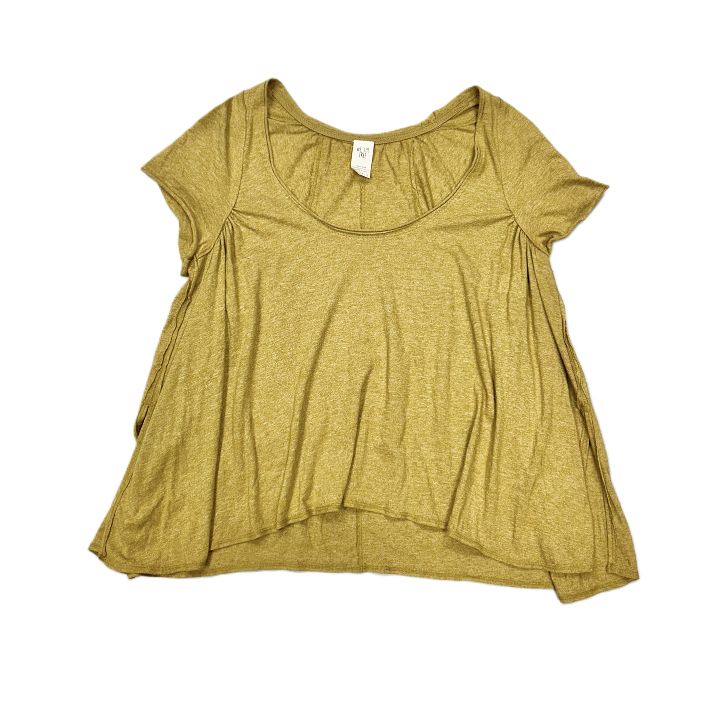 Top Short Sleeve By We The Free In Yellow, Size: S