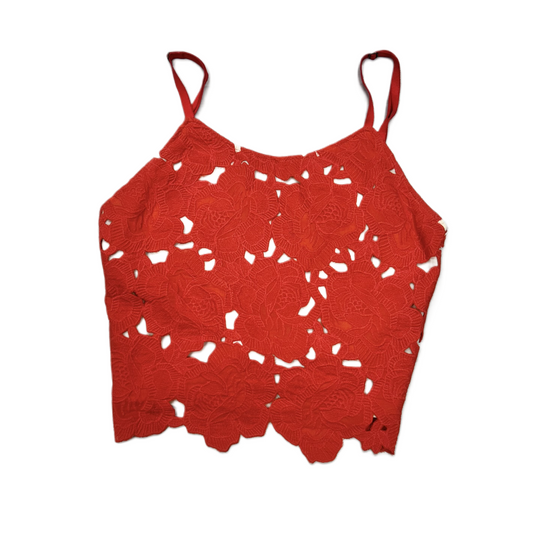 Top Sleeveless Designer By Alice + Olivia In Red, Size: Xs