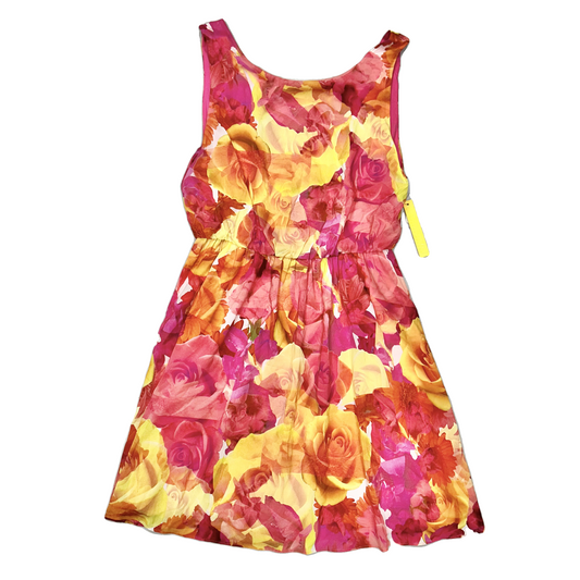 Dress Designer By Alice + Olivia In Pink & Yellow, Size: L